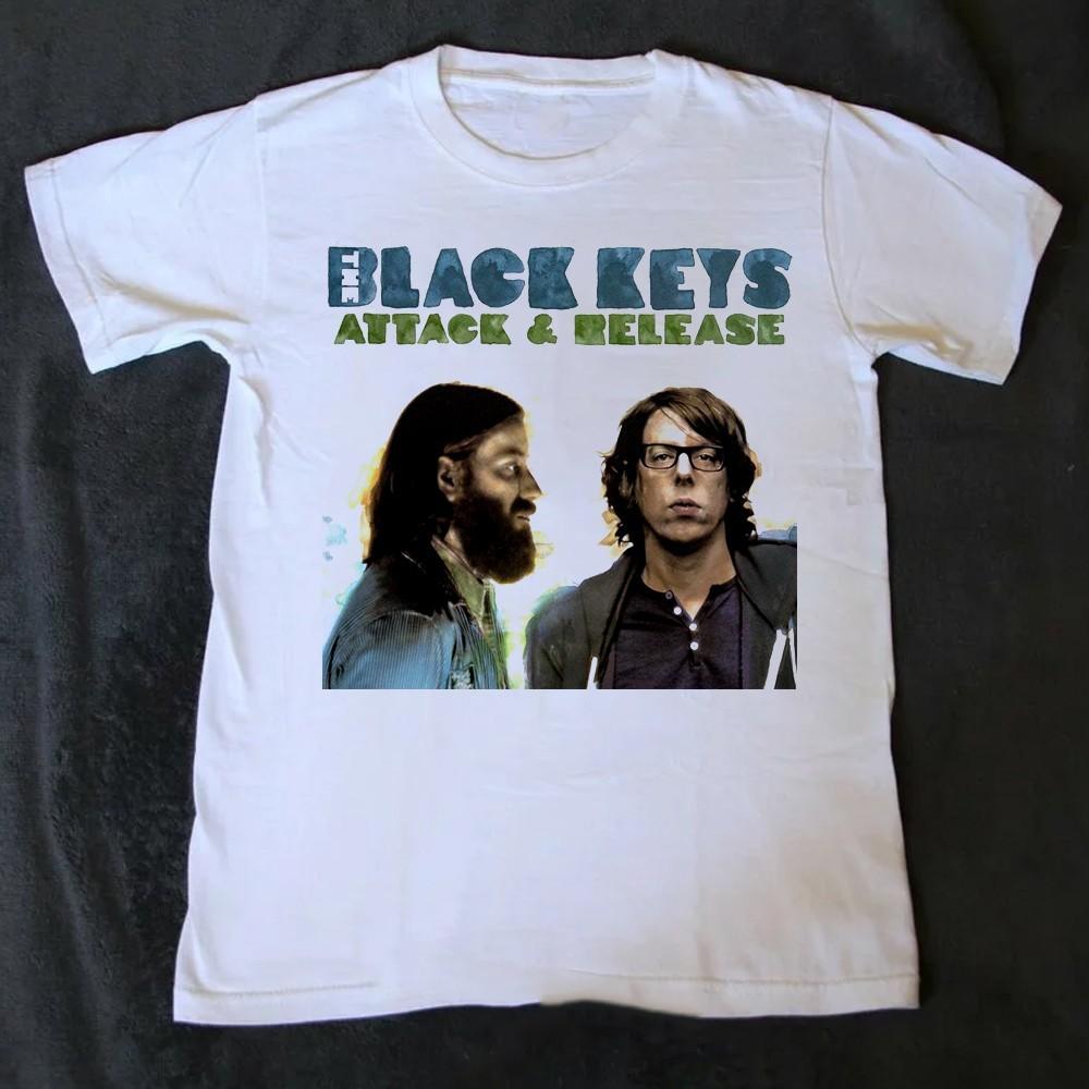 Retro The Black Keys Unisex Black S-235XL Shirt 20D2027 Unisex T-Shirt XL