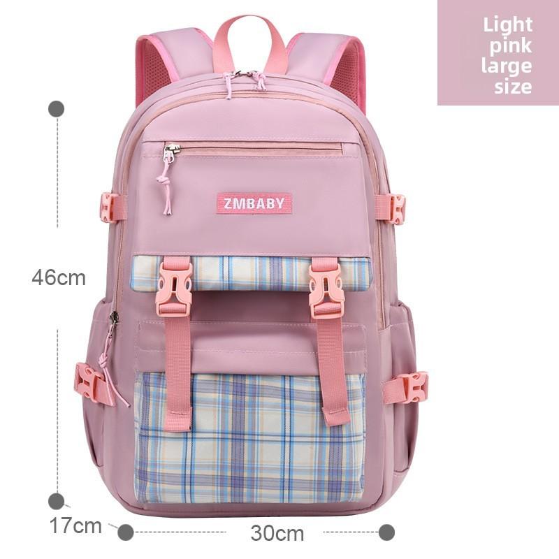 Sesame Baby Kids School Backpack With Breathable Nylon For Elementary Students
