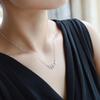 Trendy Silver-Plated Clavicle Necklace with Stone Stars - Cute Korean Jewelry, Perfect Birthday Gift