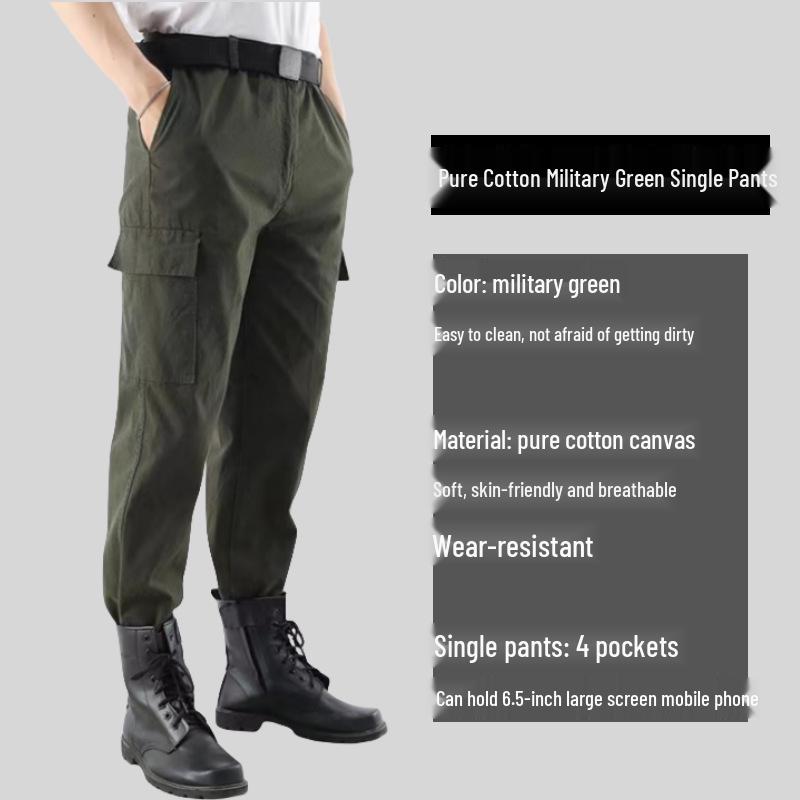 

Men s Loose-Fit Camouflage Work Pants: Durable, Wear-Resistant Protection for Spring & Autumn. Ideal for Welders and Laborers. 165 (90-110 kg)