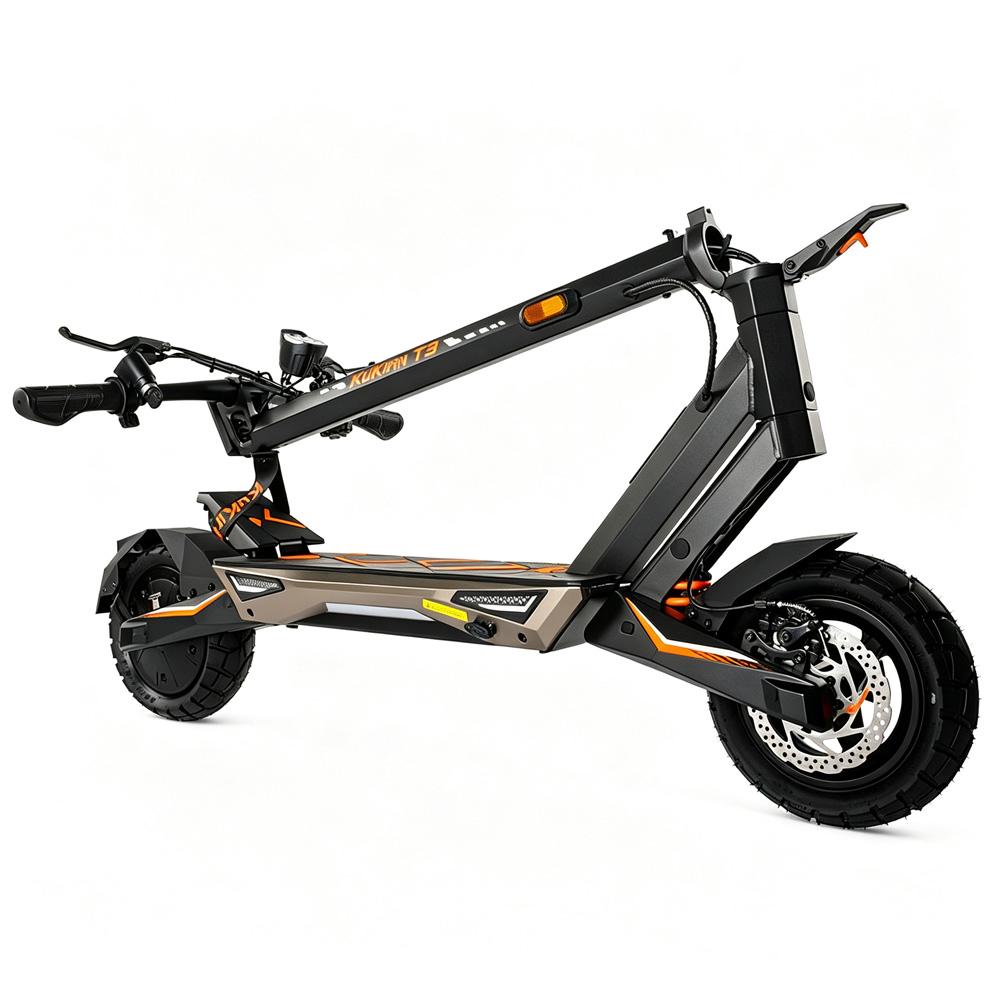 KuKirin T3 10-inch Electric scooter,800W motor,48V 15.6AH Battery,maximum Range of 58km,maximum Load Capacity of 120kg,black