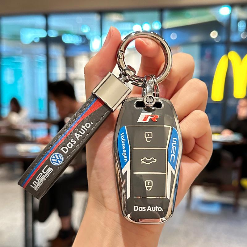 For VOLKSWAGEN TPU Car Key Cover Remote Control Fob Shell Case Keychain Holder Auto Accessories For JAC VW SOL E10X QX X8 E50 X6
