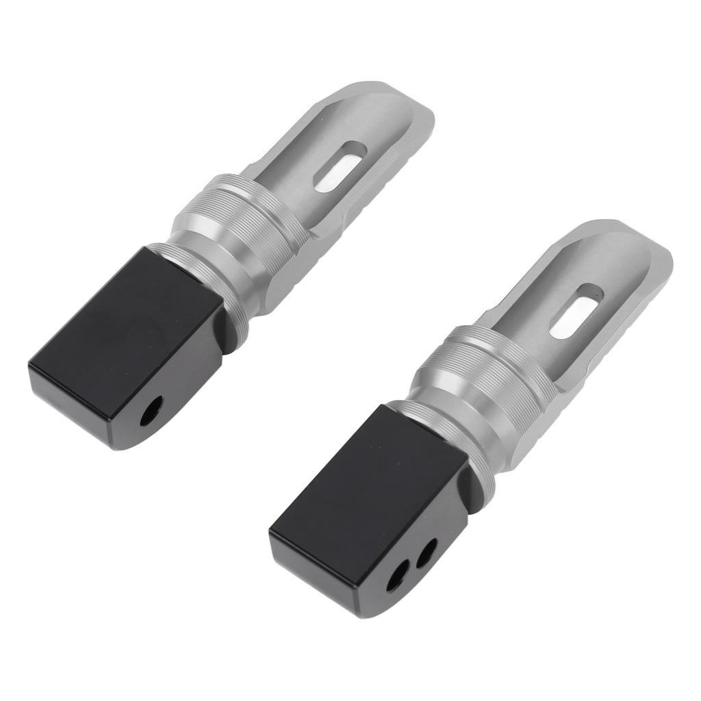 Motorcykel Bakre Pedal Halkskydd Aluminiumlegering Bakre Passagerarfotstöd Ersättning för VOGE 250RR 300AC 500AC Grå