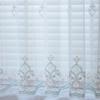 European Embroidered Gauze Curtain Curtain Mesh Finished White Yarn Door Curtain Bedroom Living Room Balcony