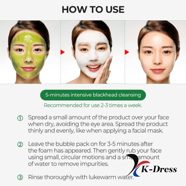 SOME BY MI Bye Bye Black Head 30 Days Miracle Nettoyant moussant au thé vert Tox 120 g