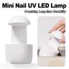 Mini Q-shaped Nail Lamp 8w Uv Led With-handle Professional Usb Infrared Sensor Portable Manicure Dry Phototherapy Lamps For-nail