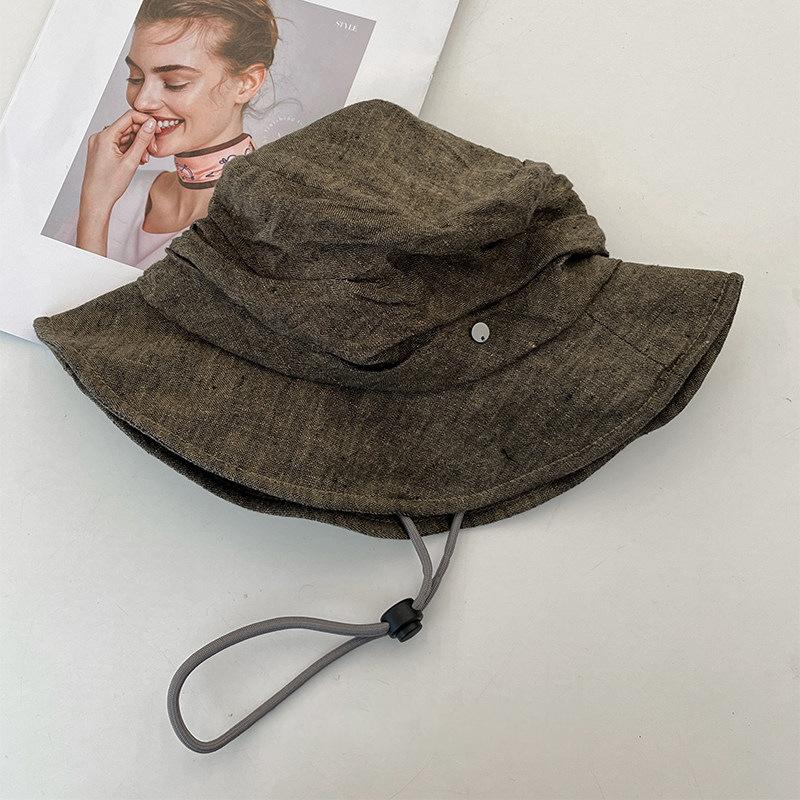 Women s Linen Pleated Boater Hat: Simple, Solid-Coloured Summer Sun Hat for Outings – Versatile Boater Hat One Size