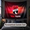 Custom Name Text Tapestry,FC Köln Decorative Wall Hanging, Background Tapestry For Home Bedroom