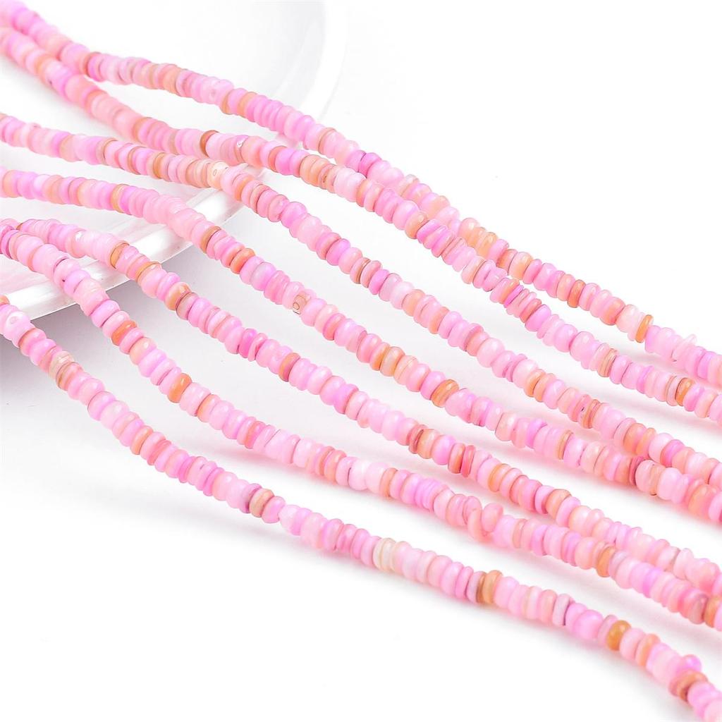 Natural Seashells Irregular Mesopores And Circular Spacer Beads For DIY Necklace Bracelet Earrings Jewelry Making