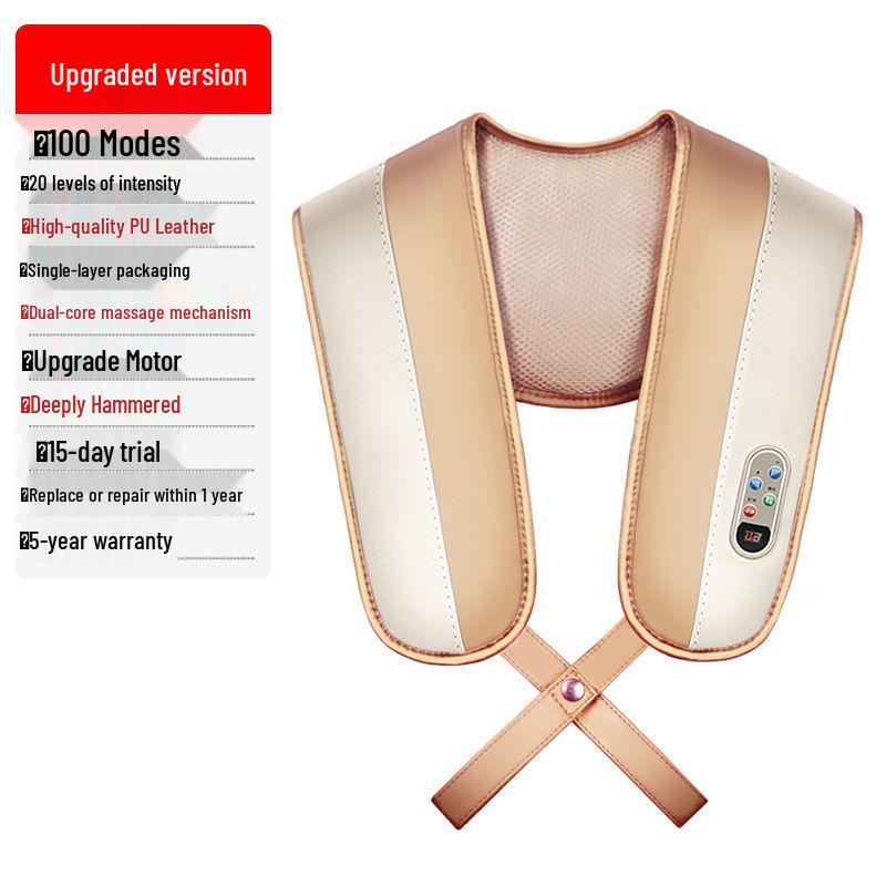 Multi-Functional Neck & Shoulder Percussion Massager for Back, Waist & Cervical Vertebra Tapping