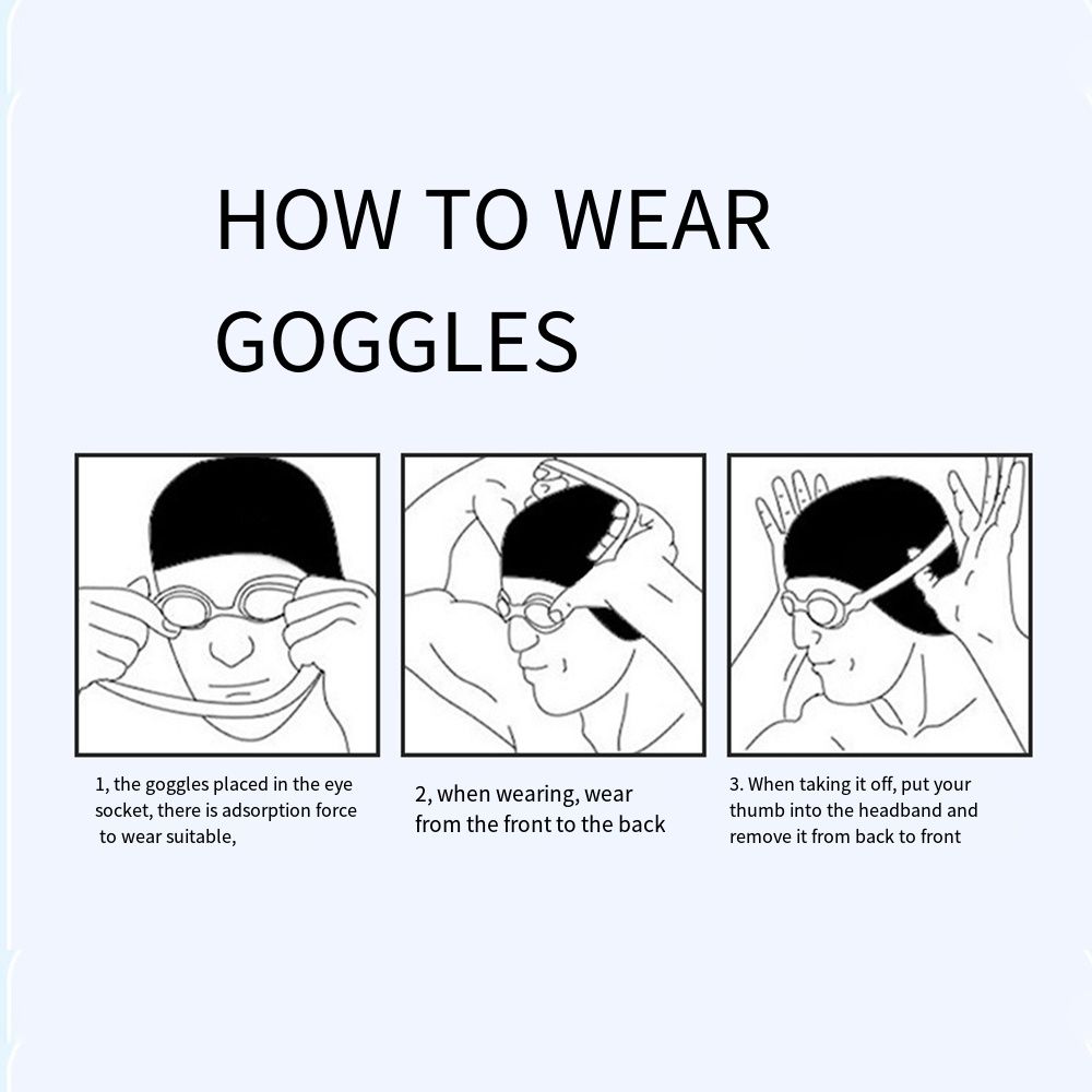 0~-9.0 Nearsighted Swim Eyewear Silicone Mirror Frame Diving Swimming Goggles Men