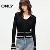 ONLY Women's 2025 Autumn Color-Block Striped Knit Sweater