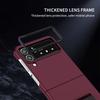 Flip Phone Case for Samsung Galaxy Z Flip4 5G Shockproof Case Hard PC Phone Cover with Kickstand
