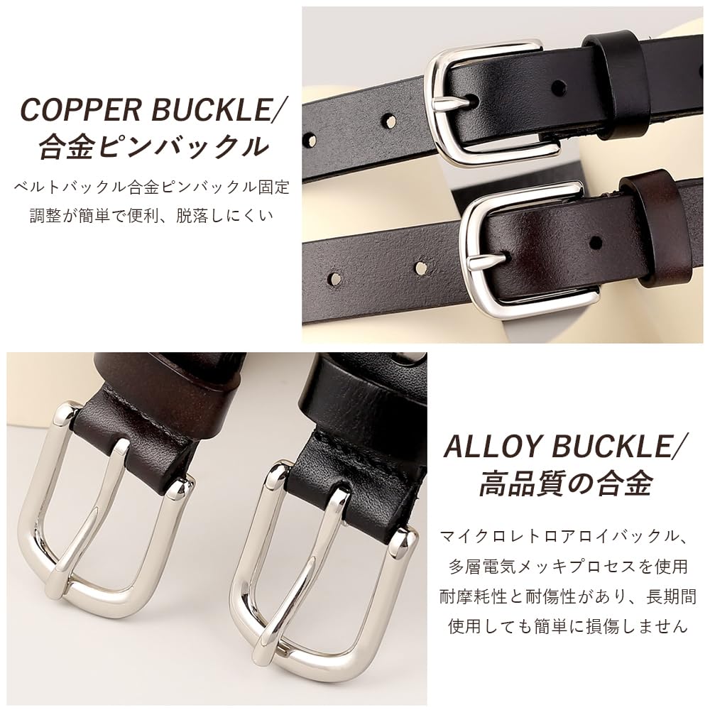 EnjoIt Tochigi Leather Suit 100cm Thin Genuine Korean Perfect Gift for Classic G5052 Women's Belt, Belt, Leather, Style, Soft, Birthdays, Golf,