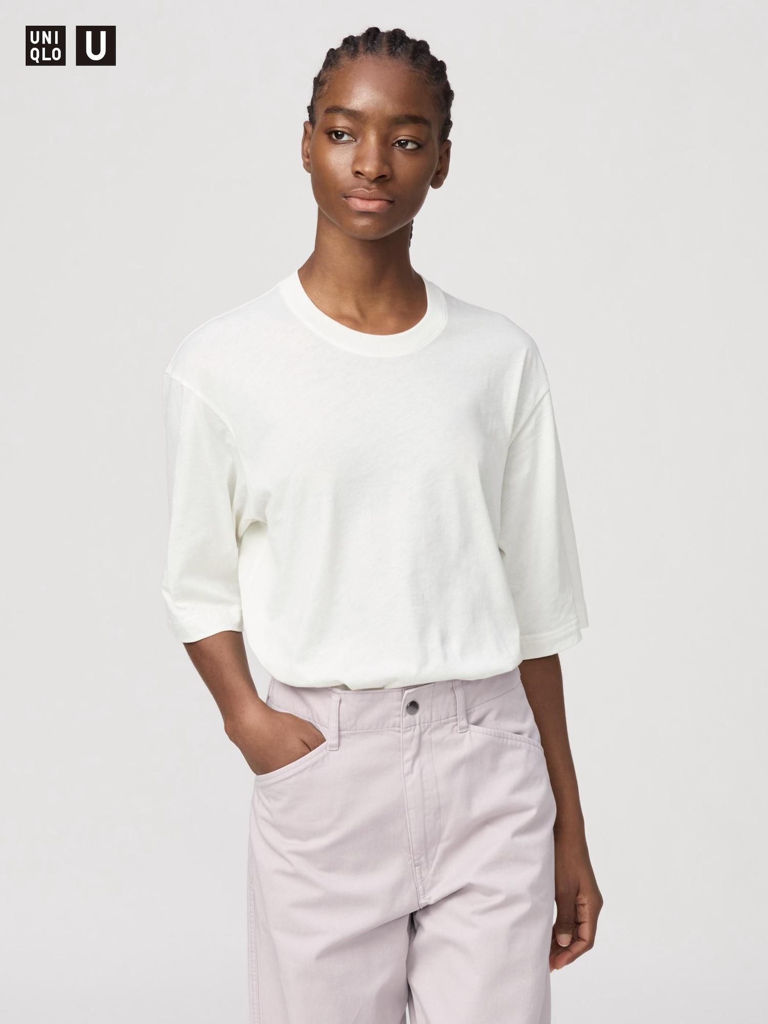 

Футболка Uniqlo Supima CoTTon Oversize 01 OFF WHITE/WOMEN S