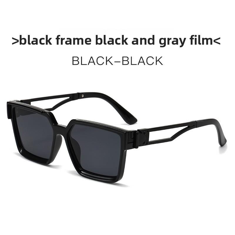 Millionaire Square Sunglasses With Uv400 Polarized Lenses For Fashionable Summer Wear