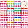 Cute Dog Hair Clips Puppy Hairpin Pet Cat Handmade Hairpin Cute Cat Hair Clips Pet Bow Hair Accessories Mix Color 10/20/50Pcs