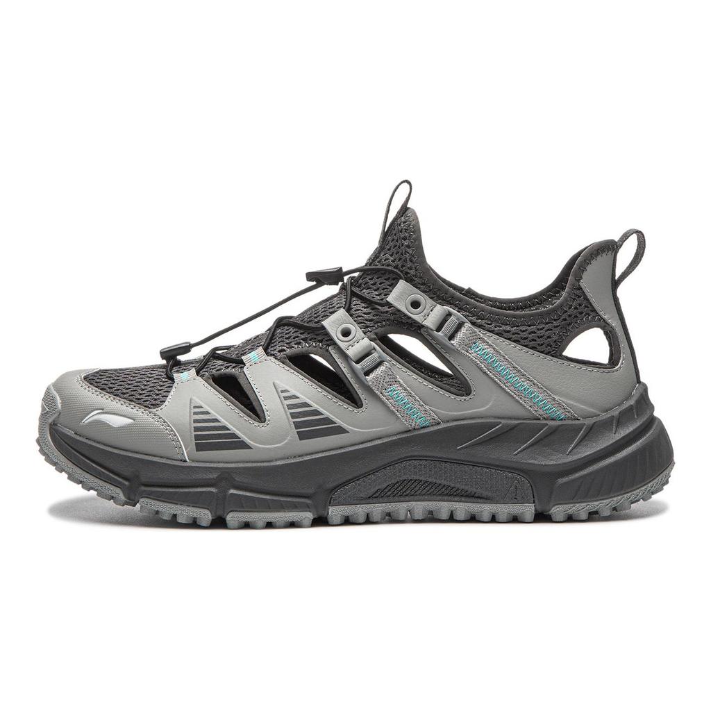Li Ning Wind V2 Fluss-Wanderstiefel Herren Mondoberflächengrau/Kohlegrau ARSW121-1