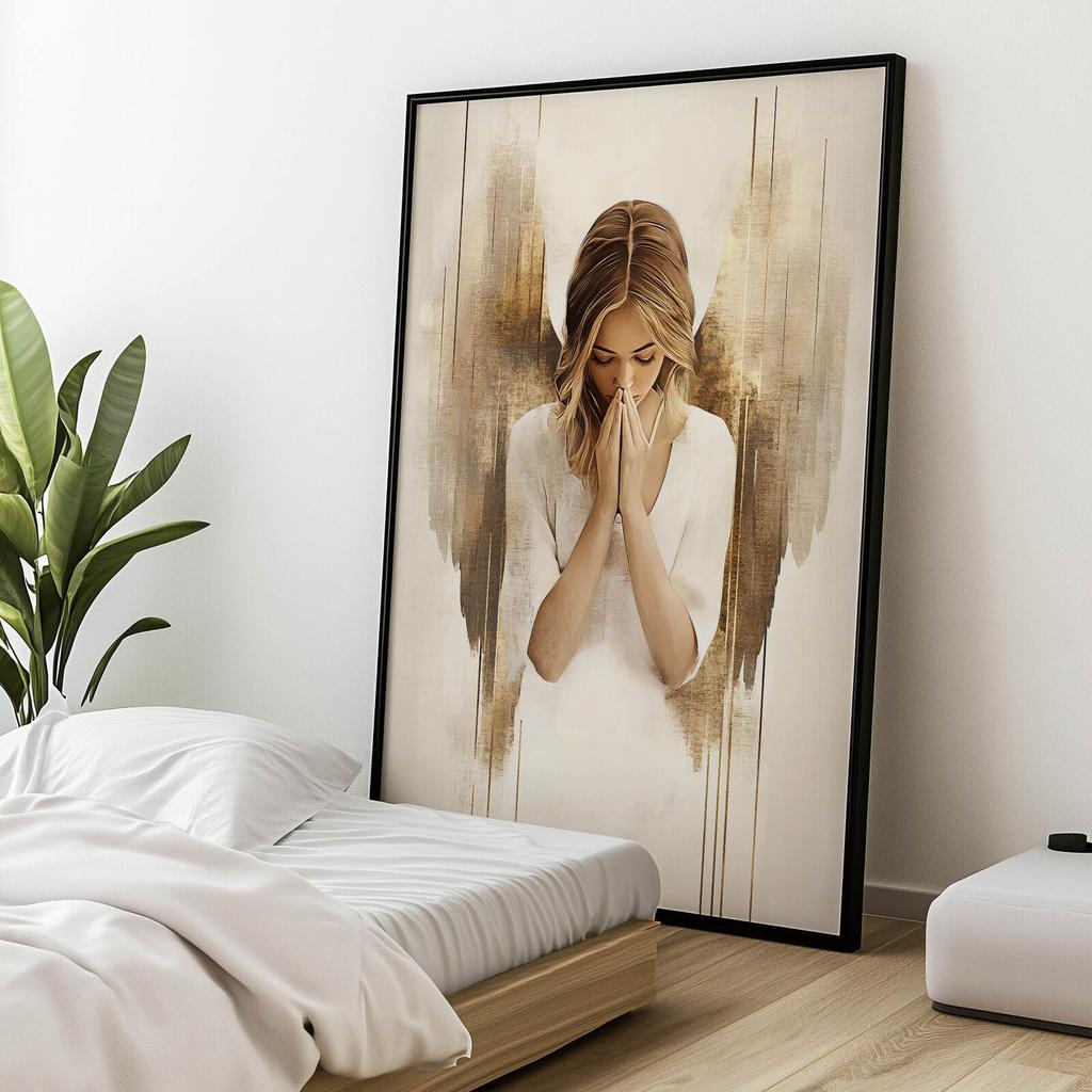 Wspólnota Z Niebem Wspólnota Z Niebem, 50X70 Cm, Bez Ramy, Płótno Premium Na Blejtramie