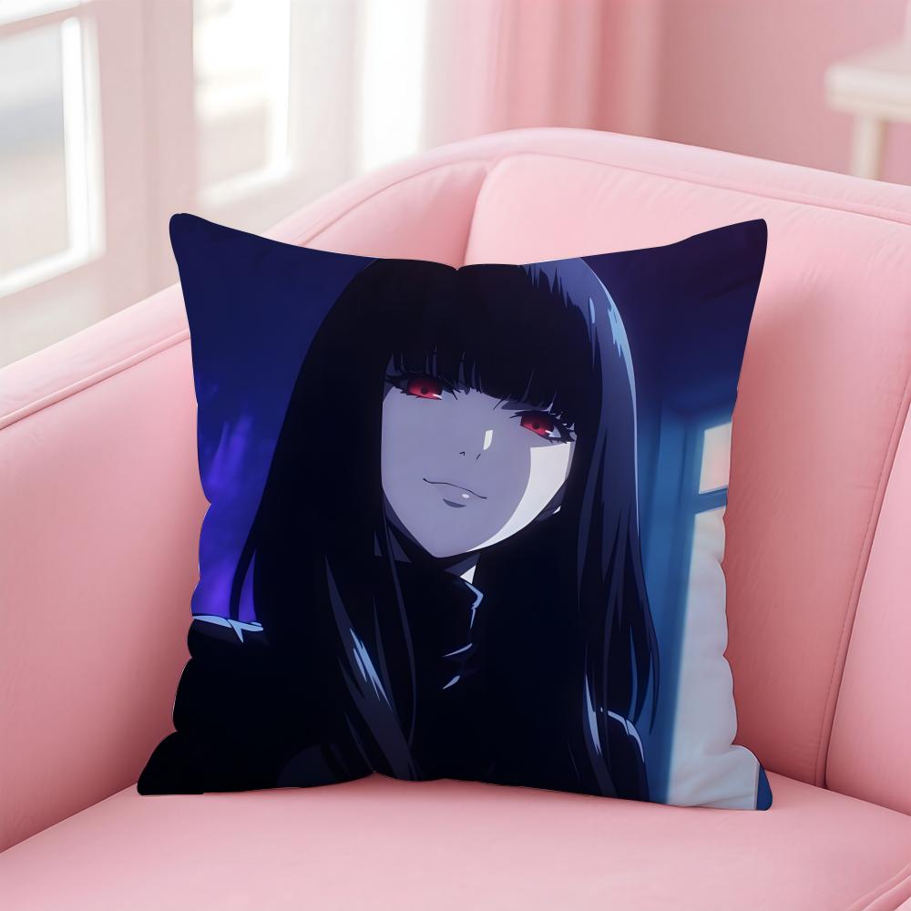 T-tokyo ghoulS Cushion Cover Home & Car Multi-Scene Pillow Cover - Reversible, Soft & Durable for Daily Use