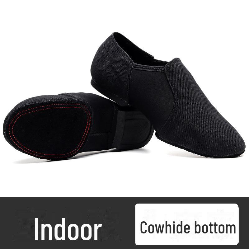 

Обувь для танцев и джаза на мягкой подошве из парусины для взрослых 36