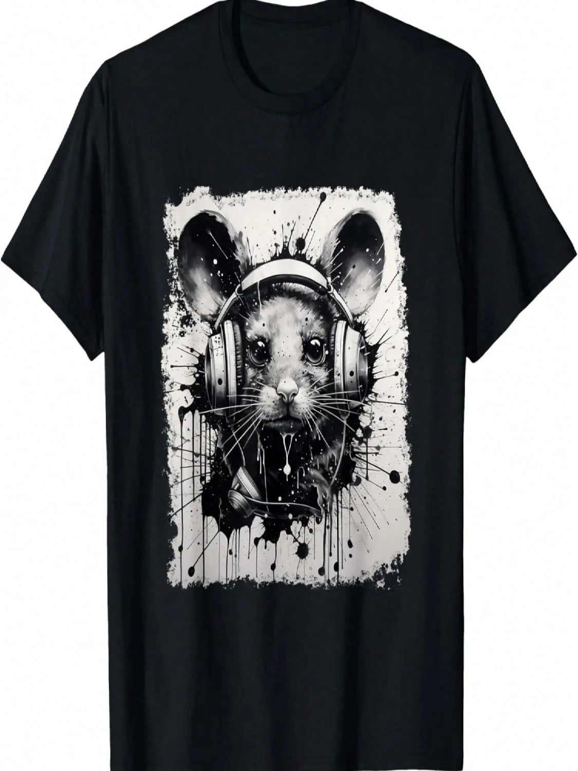 Ink Art Splash Mouse T-Shirt S разноцветный