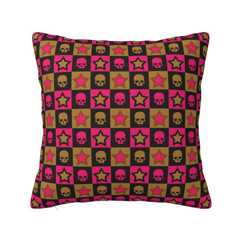 Custom Horror Skeleton Gothic Death Skull Cushion Covers 45x45cm Throw Pillow Case for Car Pillowcase Living Room Decoration