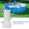 Large Pool 1000 GPH Swimming Pool Filter Household Pool Cleaner Removable Filter Core Circulation Pump Electric Filter Pump