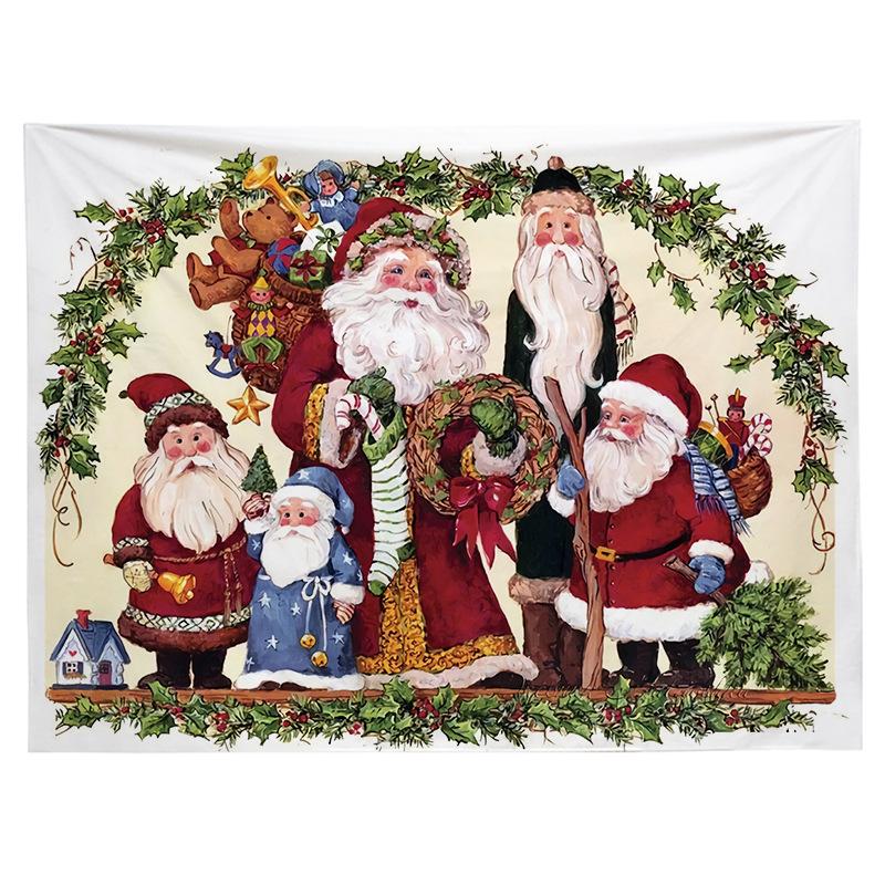 Christmas Festival Wall Hanging Tapestry for Party & Room Decor