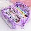 New 9-Layer Pen Bag Large Capacity Pencil Case High Quality Waterproof Stationery Storage Pouch Student Back To School Gift