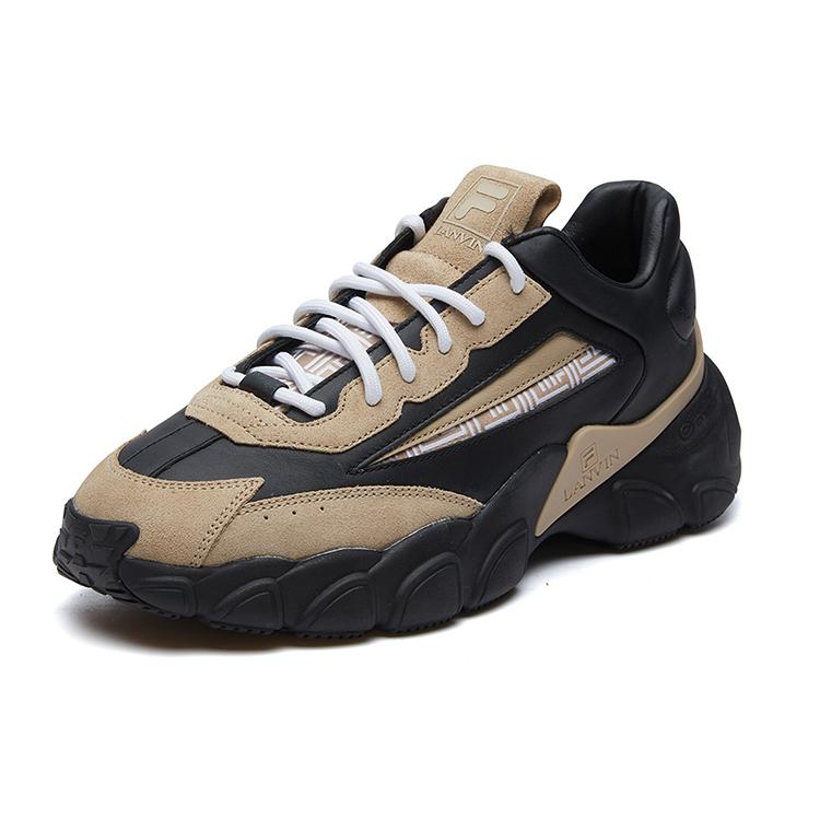 FILA Lanvin X FILA Low Top Running Shoes Black/Yellow F12M144145FBN