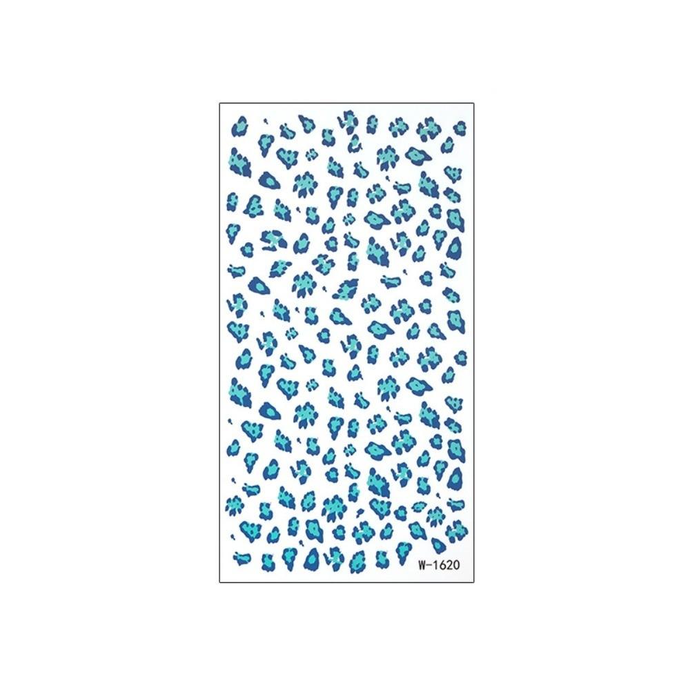 10 ks Dočasných tetování na jedno použití Falešné nálepky na body art Cool tetovací nálepky s leopardím vzorem Cosplay