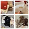 Winter Wool Knit Solid Color Women's Scarf  Korean Style Thickened Warm Versatile Long Neckwarmer
