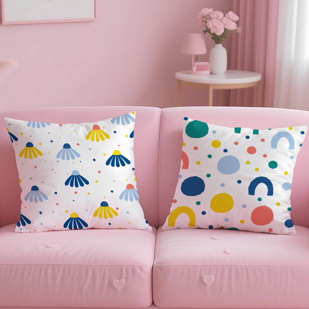 classic art theme Nordic simple dots Cushion Cover Soft & Easy-Wash Pillow Case – Versatile for Couch, Bed, Travel and Office