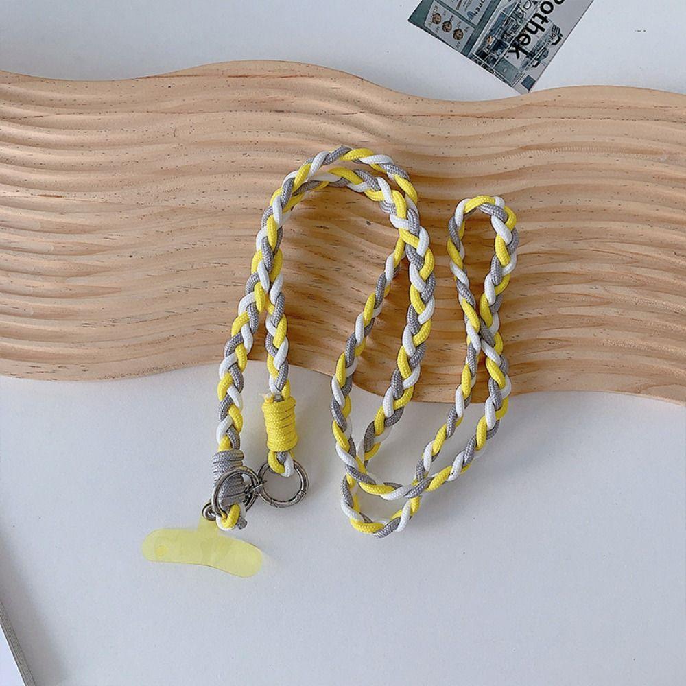 Detachable Mobile Phone Lanyard with Tether Tab Anti-lost Phone Hanging Cord Portable Neck Strap Crossbody Phone Strap