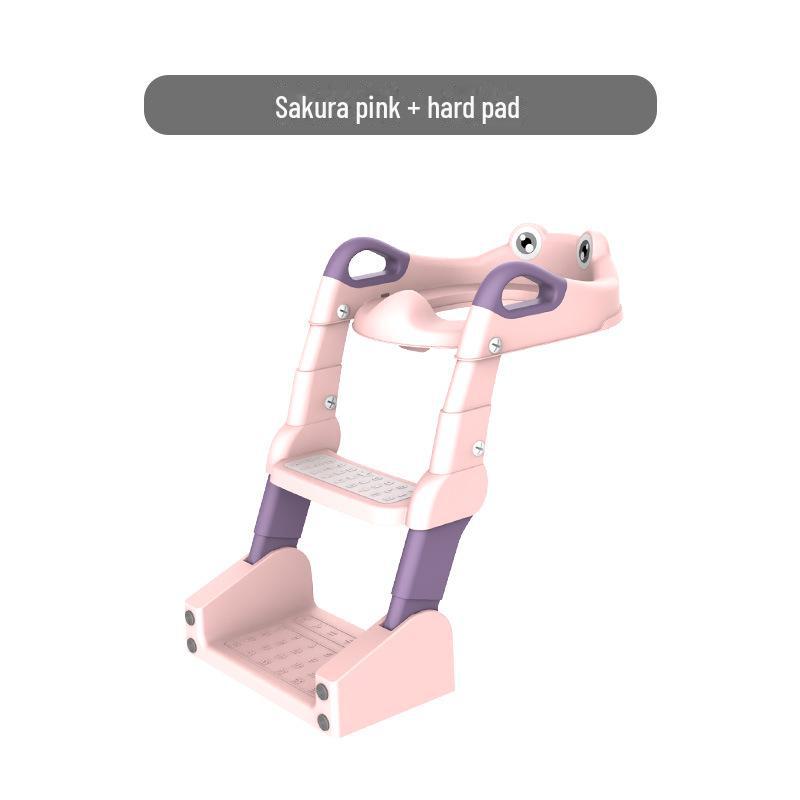 Children's Adjustable Toilet Seat with Stairs for Boys and Girls