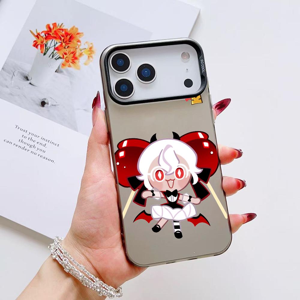 

Cookie Run Kingdom Phone Case For iPhone 17 16 15 14 13 12 11 Pro Max Air Matte Laser Aurora Shockproof Funda iPhone 15