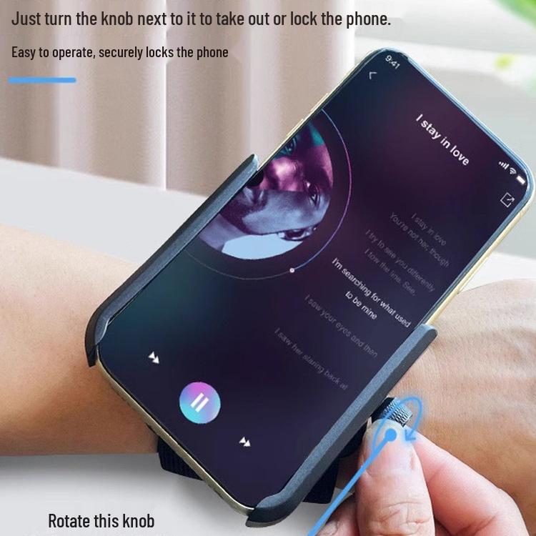 2025 Fixed Wrist Phone Holder for Cycling & Streaming - Ideal for Navigation and Live Broadcasts