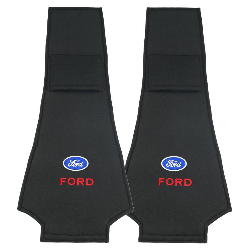 KLKY5 1PCS Hot Car Headrest Cover Fit For Ford Fiesta EcoSport ESCORT focus 1 focus 3 focus 2 Accessories Car Styling TZJ-FORD