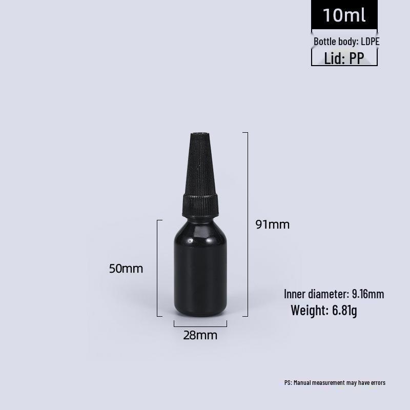 Thickened Transparent Needle-Tip Glue Bottle for Industrial Dispensing