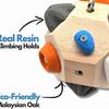 Handgefertigter Boulders Block - Fingerkraft Fokusball zum Felsklettern, Griffkrafttrainer für Outdoor-Enthusiasten, Kletterer und Geschenkideen