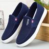 Men's Casual Shoes Platform Soft Soled Thick Soled Men's Shoes Casual Wear Resistant Anti Slip Lightweight Work Canvas Shoes