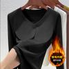 Black Women's Long-sleeved Summer New Half-sleeved Slim-fit T-shirt Simple Versatile Top Women