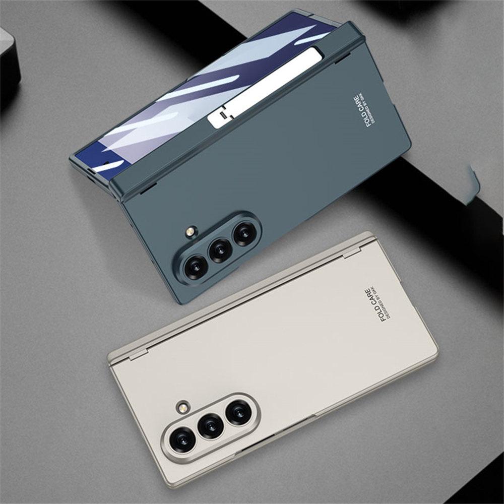 GKK For Samsung Galaxy Z Fold7 5G Case with Kickstand PC+Tempered Glass Phone Cover