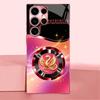 Luxury Pink Black Phoenix phone case glass s26 ultra case s25 ultra case for Samsung Galaxy S26 S25 S24 S23 S22 FE Ultra Plus