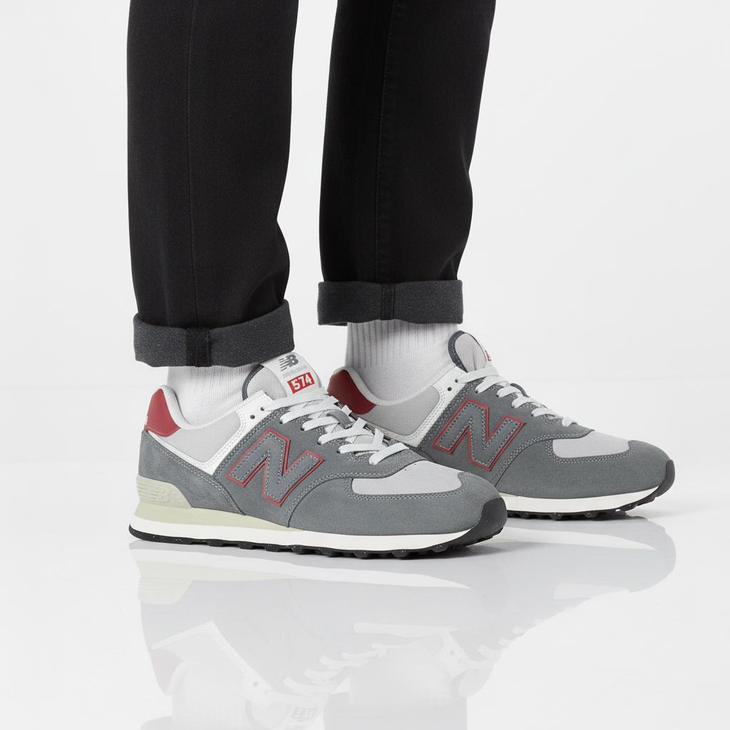 New Balance Classic 574 - Men's Sneakers Shoes Grey U574QGY ORIGINAL