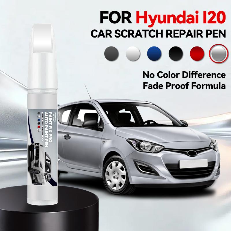 Voor Hyundai I20 Lak Reparatie Pen Bijwerken Krasverwijderaar DIY Auto Accessoires Zwart Wit Blauw Zilver