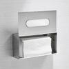 Paper Holder Stainless Steel Toilet Paper Tissue Pull Boxes Bath Room Desktop Srorage Organizers Phone Stand WC Paper WF-18031
