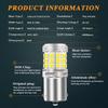 2pcs 1156 BA15S P21W BAU15S PY21W T20 7440 W21W 3157 1157 P21/5W W21/5W LED Bulbs 42smd Led 95% CanBus Lamp Turn Signal Light