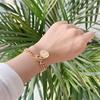 Love Round Brand Metal Bracelet Ins the Same Style, Fashionable Personalized Bracelet